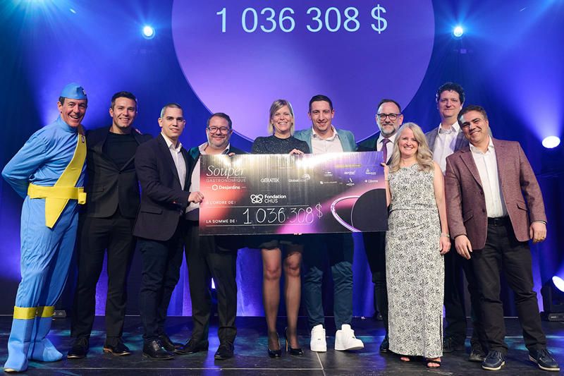 Les Estriens sont généreux : une soirée record pour la Fondation du CHUS